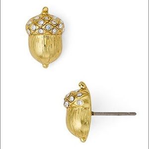 Kate Spade ♠️ NWT Gold Acorn Stud Earrings